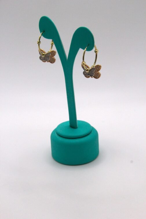 Pendientes Mariposas 14k - Imagen 2