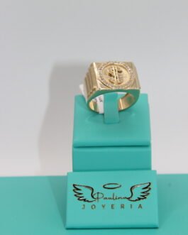 Anillo de Hombre $ 14k-9.6g