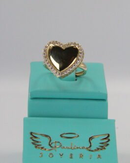 Anillo de Mujer de Corazón 10k-4.6g