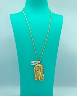 Cadena Dije Cara de Jesús 10k-15.4g