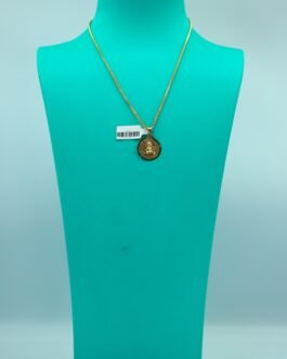 Cadena Dije Caridad Del Cobre 10k-6.3g